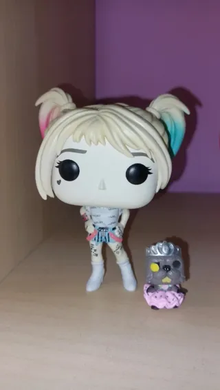 Funko Pop Harley Quinn y perro