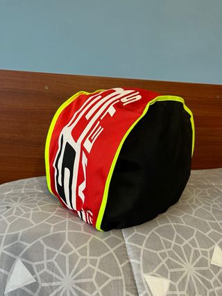 Casco Moto LS2 Talla M Negro Verde