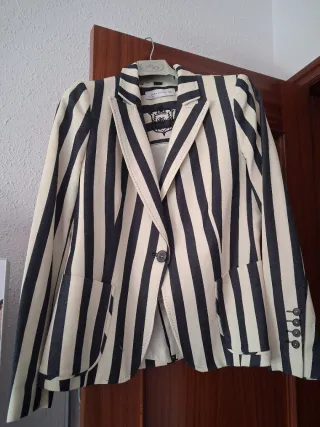Chaqueta Zara Talla XL Rayas