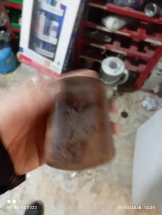 Purera de cuero grabada