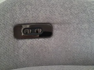 Sillón relax gris tela