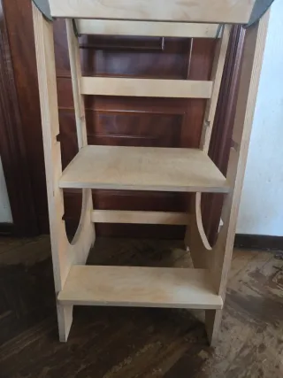 Torre de aprendizaje madera lalaloom