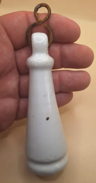 Lote 6 Tiradores Cisterna Porcelana