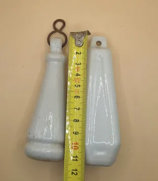 Lote 6 Tiradores Cisterna Porcelana