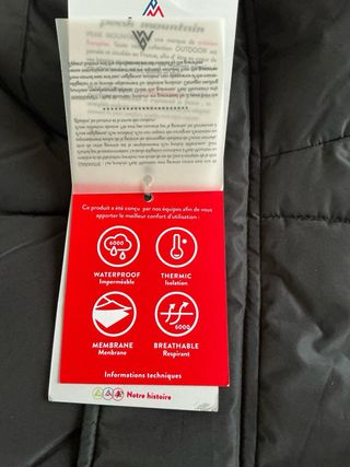 Chaqueta Peak Mountain Achloe Negra Talla L