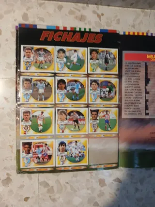 Álbum Cromos Fútbol Liga 94-95