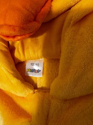 Macacão Pato Pelúcia Quentinho Novo 100/80