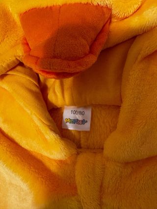 Macacão Pato Pelúcia Quentinho Novo 100/80