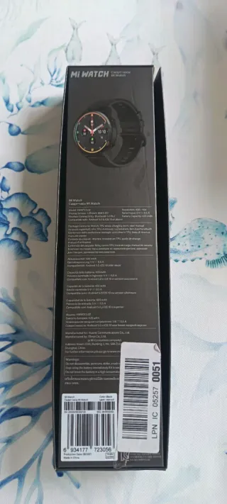 Reloj Xiaomi Mi Watch Negro