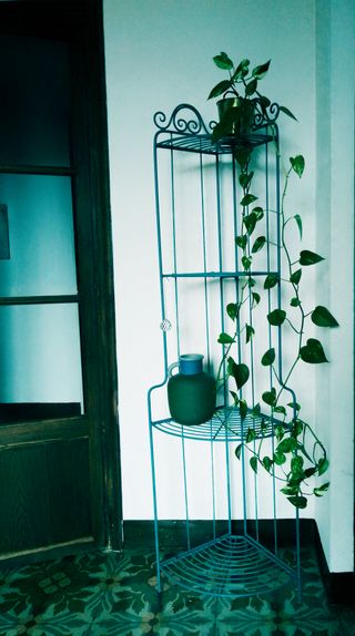 Estantería alta de metal