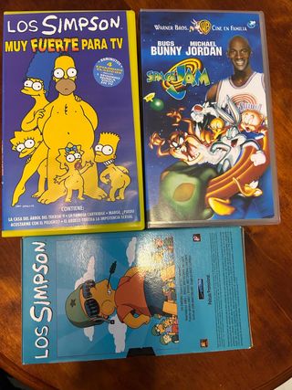 Películas en VHS y DVD de cine series y animación