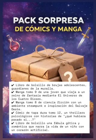 Lote sorpresa de manga y cómics – varios títulos