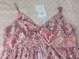 Vestido ONLY multicolor y rosa, tirantes ajustable