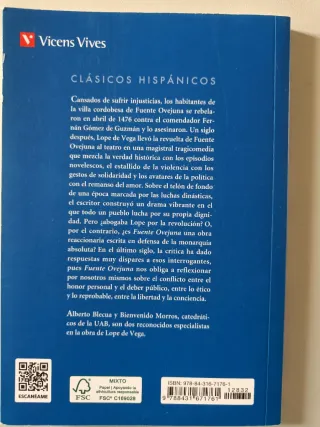 Fuente Ovejuna (Clasicos Hispanicos) (Spanish E...