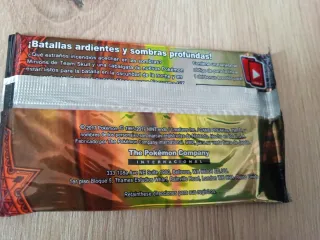 Lote 9 Sobres Pokémon Sol y Luna Sombras Ardientes