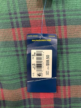 Polo Ralph Lauren Camiseta Pijama Tartán