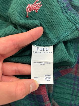 Polo Ralph Lauren Camiseta Pijama Tartán