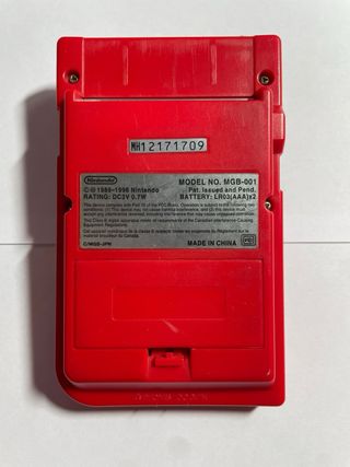 Nintendo Game Boy Pocket Roja