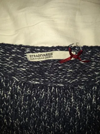 Jersey Stradivarius Azul Talla M