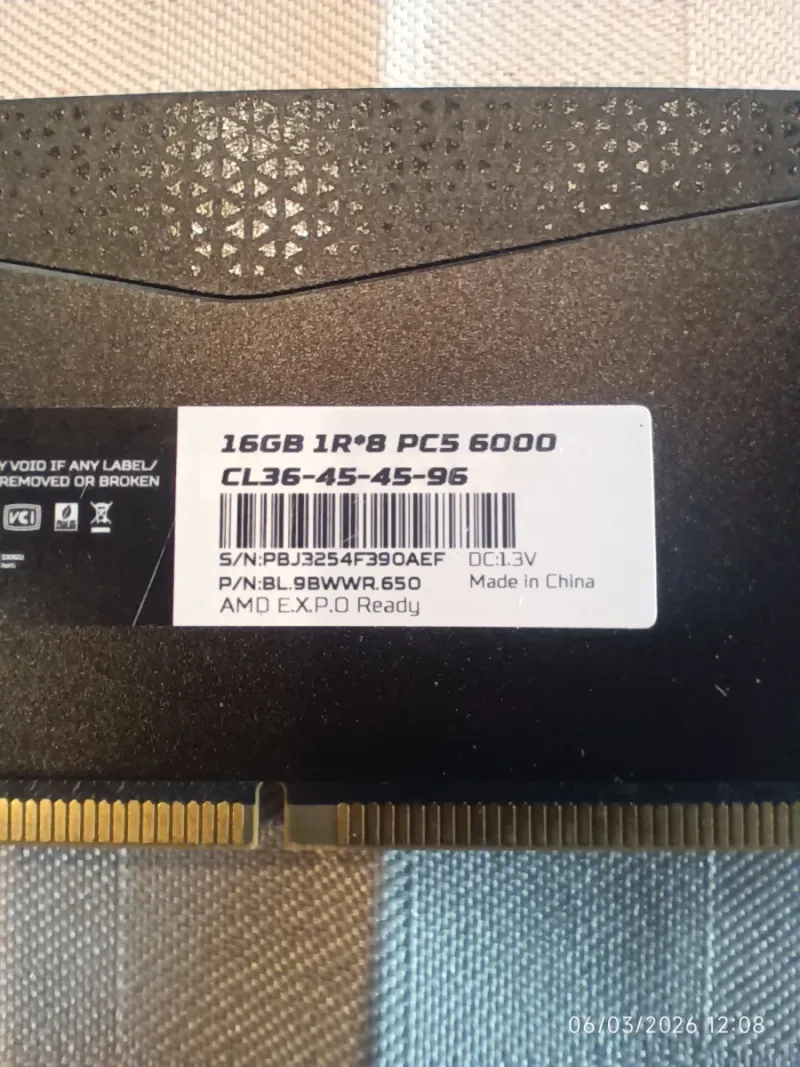 Módulo de memoria DDR5 Predator 16GB 6000MHZ Pallas II afbeelding 5