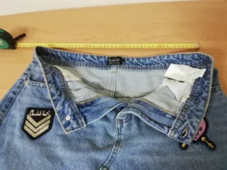 Falda pantalón vaquera larga