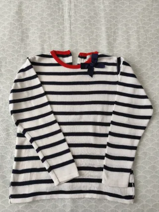 Jersey rayas marinero niña Talla 6
