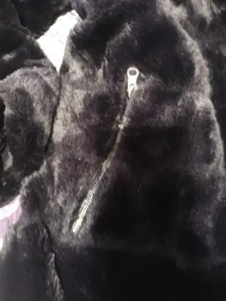 Abrigo reversible pelo mujer