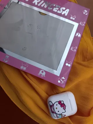 Lote Marco Cristal Niña 21 cms. + Funda AirPods He