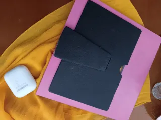 Lote Marco Cristal Niña 21 cms. + Funda AirPods He