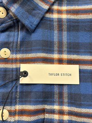 Camisa Taylor Stitch a cuadros azul