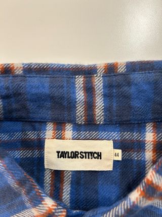 Camisa Taylor Stitch a cuadros azul
