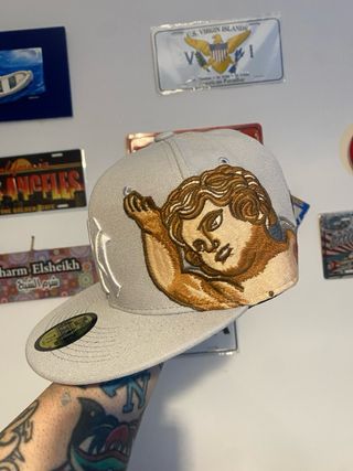 Cappello New Era Grigio con Cherubino 56,8cm