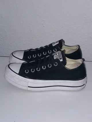 Converse plataforma talla 35