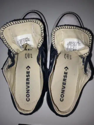 Converse plataforma talla 35