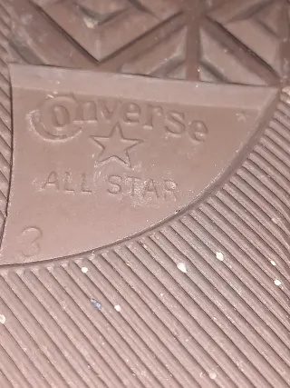 Converse plataforma talla 35