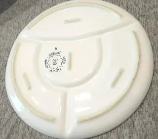 Piatto antipasti porcellana bianca