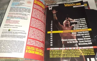 Rivista italiana vintage Top Wrestling + Berretto