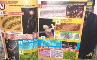 Rivista italiana vintage Top Wrestling + Berretto