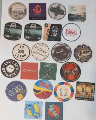 Lote de  posavasos cerveceros