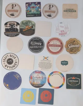 Lote de  posavasos cerveceros