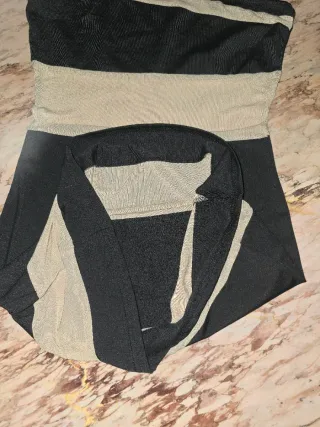 Vestito Shein monospalla con inserti