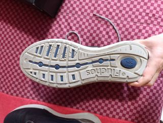 Zapatos Fluchos Hombre Azul/Gris