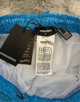 Bañador DSQUARED2 Azul Estampado