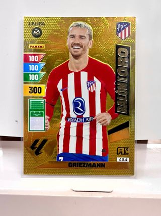Tarjeta Griezmann Balón de Oro Panini LaLiga