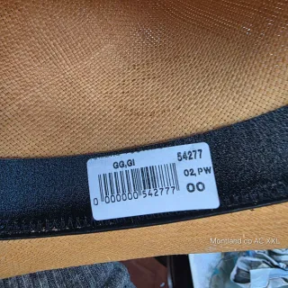 Sombrero Panamá Beige y Negro