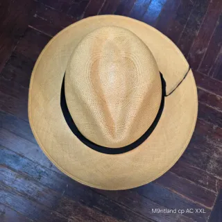 Sombrero Panamá Beige y Negro
