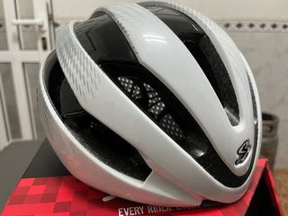 Casco Spiuk Eleo Talla S-M Blanco/Plata