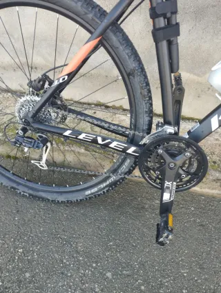 Bicicleta Kross Level 3.0 MTB Naranja/Negra