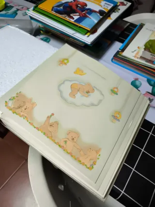 Álbum para bebés decorado