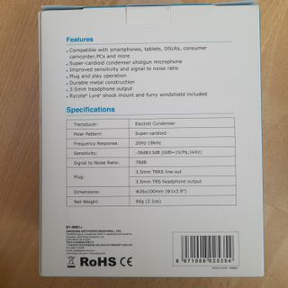 Microfone Boya BY-MM1+ Versão Plus Novo